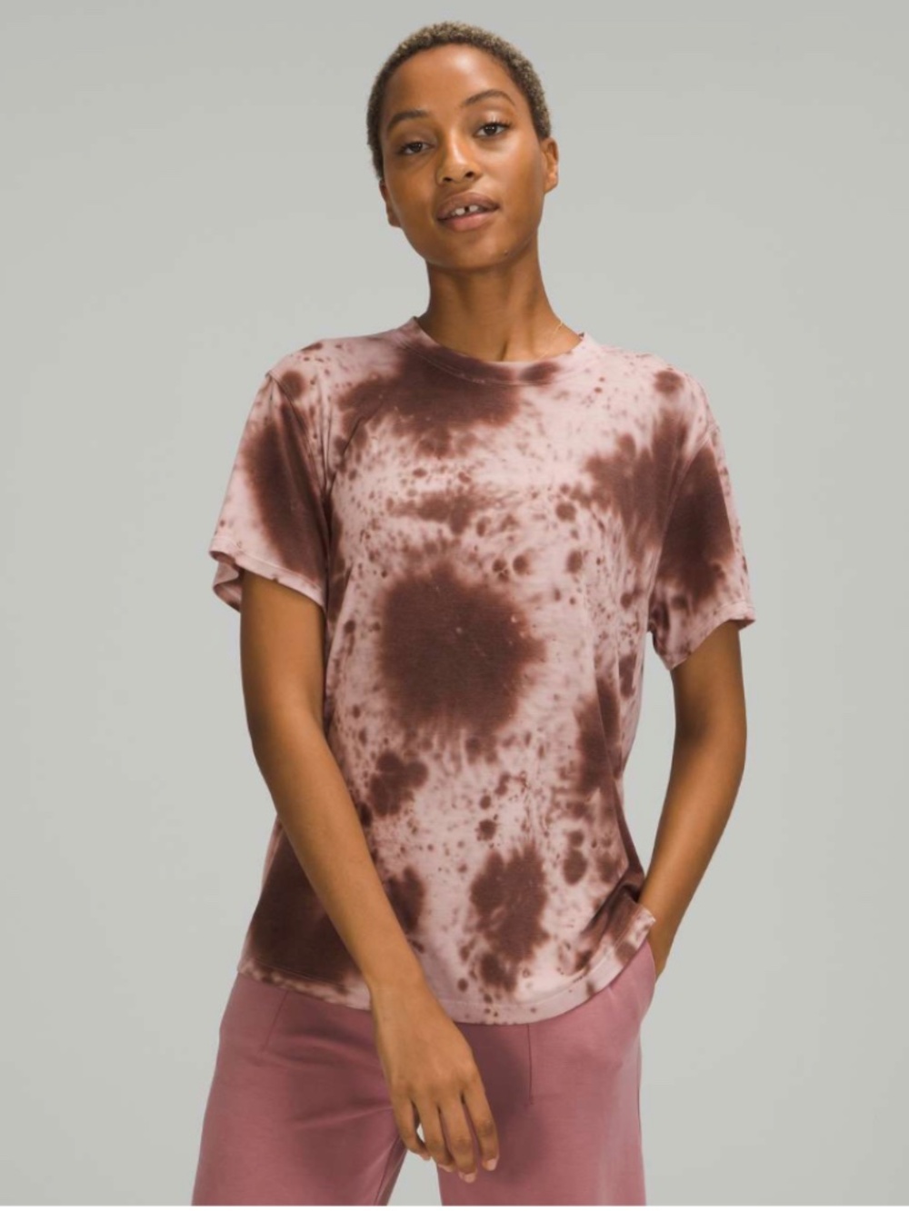 Lululemon All Yours Tee Color: Marble Dye Silky French Press